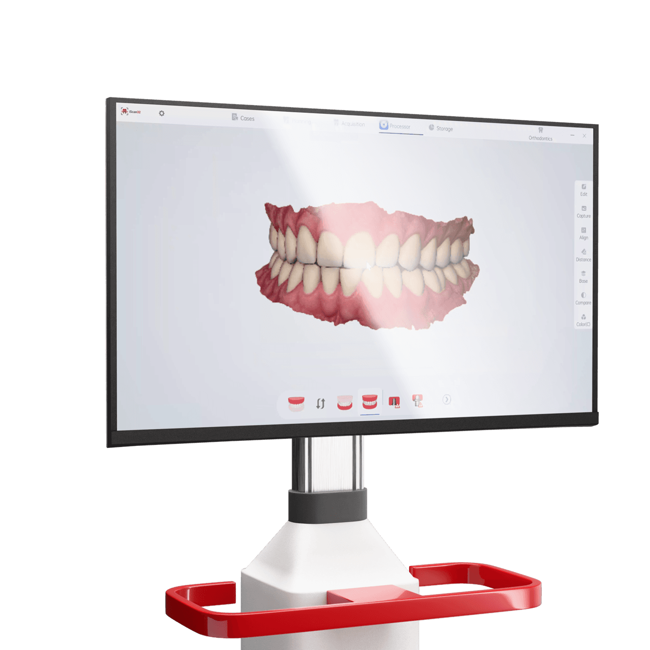 iScan Center software on the iScan32 touchscreen workstation