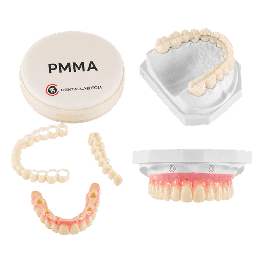 PMMA provisional restoration